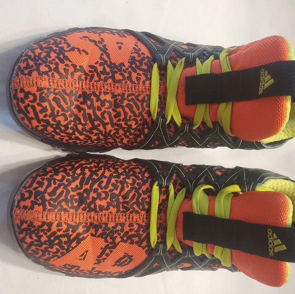 adidas Vigor Bounce Energy Black And Orange Men's Size 4 BY3448 - Picture 8 of 12